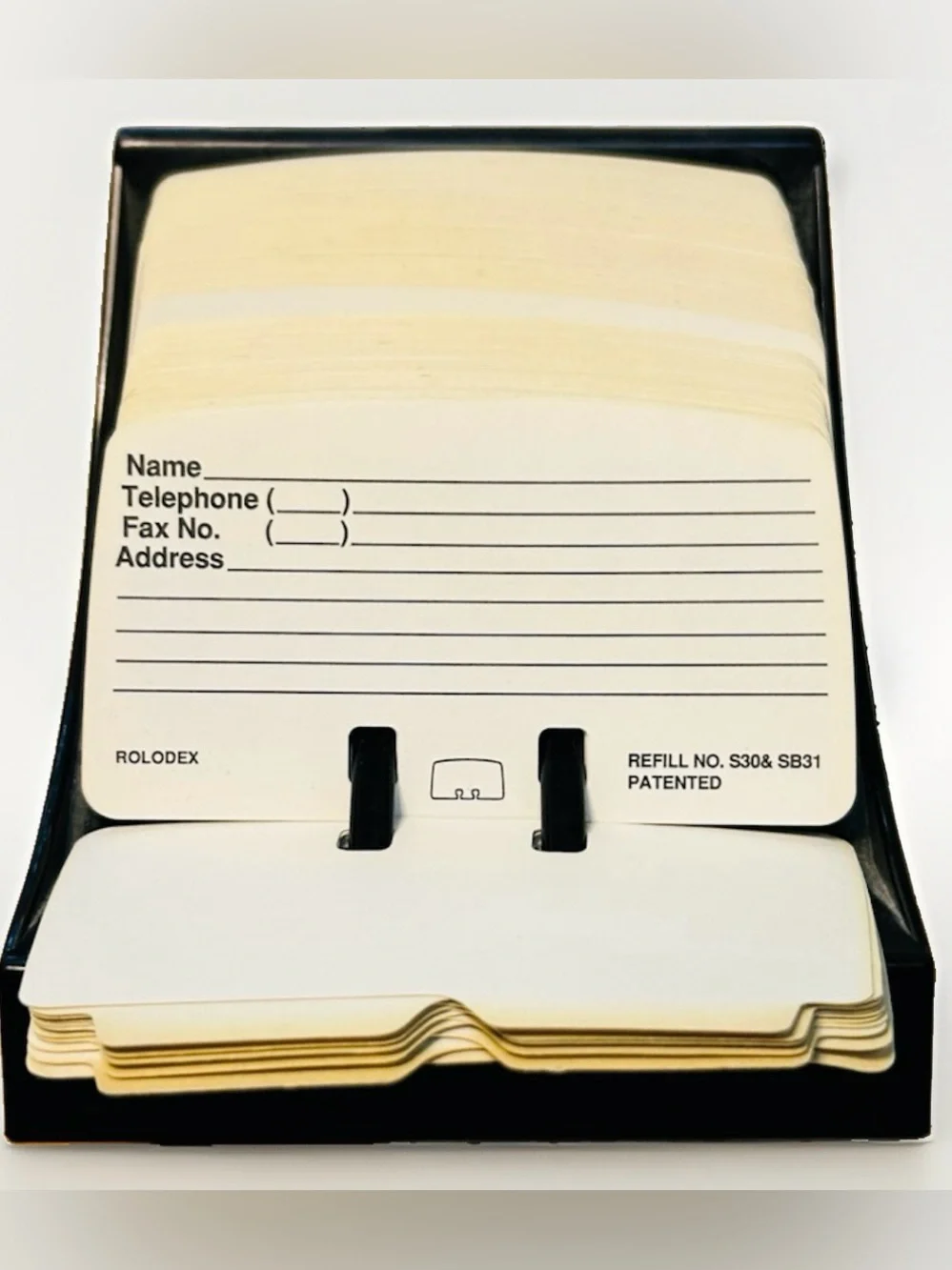 Vintage Rolodex Petite Address/Telephone Card File Organizer Model S310